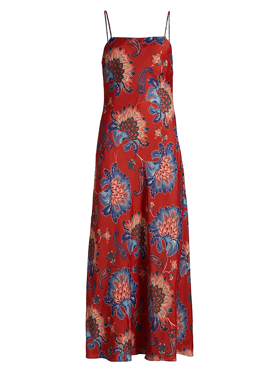 Women's Luang Floral Maxi Dress - Red - Size XL | Saks Fifth Avenue