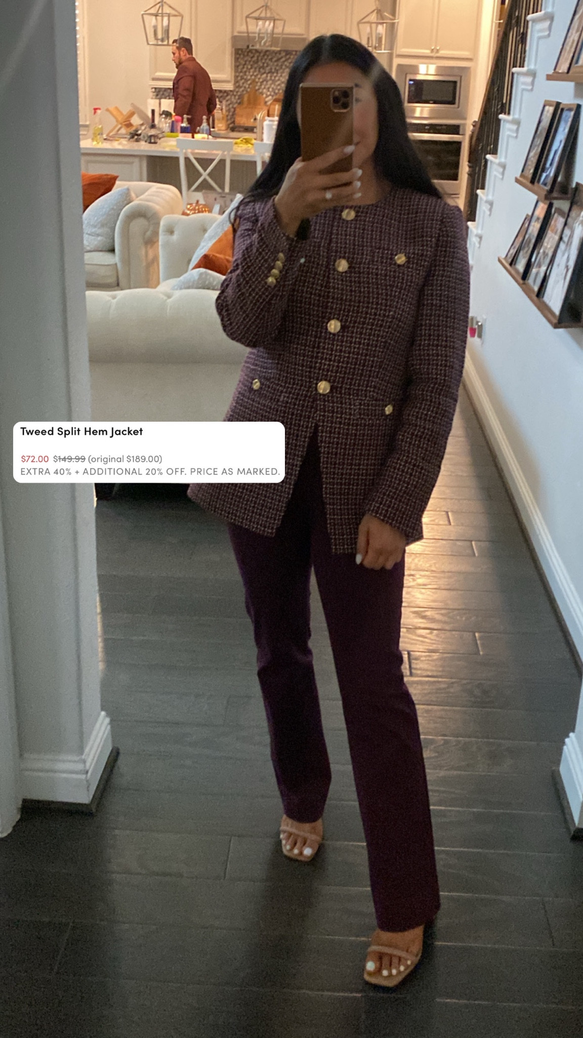 What I wore to church yesterday 

Wearing a 4 in both 

#LTKSaleAlert #LTKWorkwear #LTKOver40