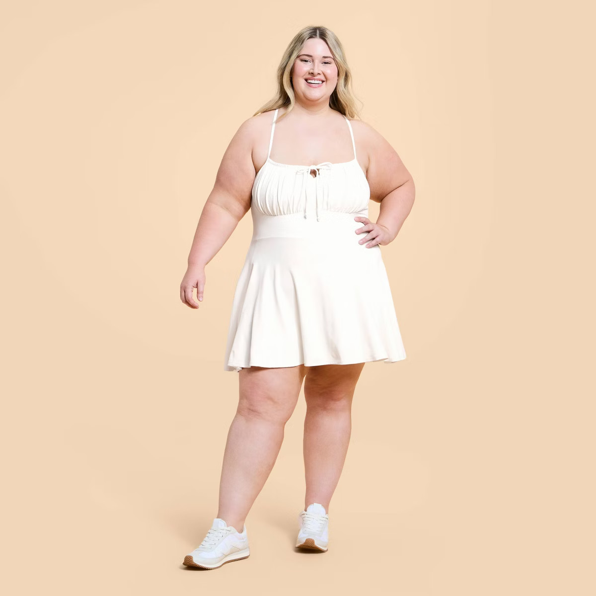 Blogilates Women's Tie Front Twirl Active Dress | Target