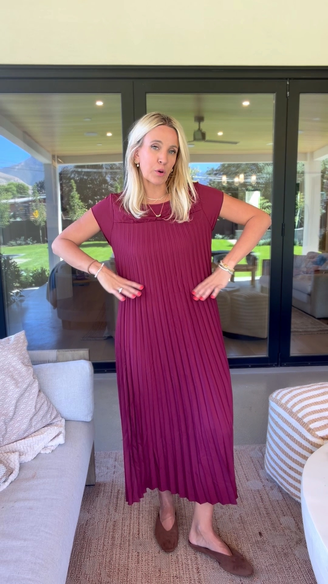 One of my favorite dresses now comes in this pretty maroon color!

#LTKootd #LTKgrwm #LTKmomlife