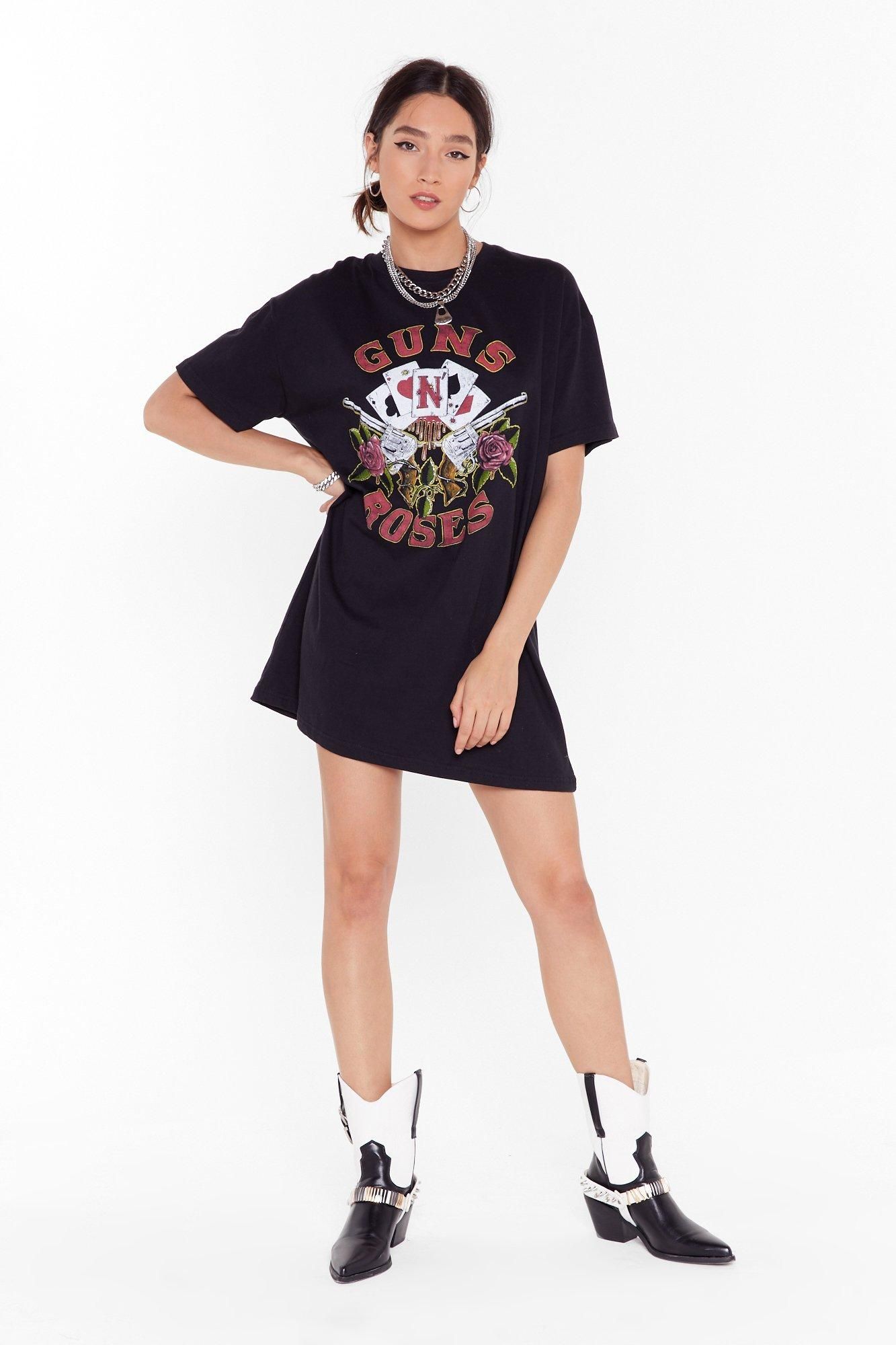 Robe t-shirt de groupe Guns N' Roses | NastyGal (FR)