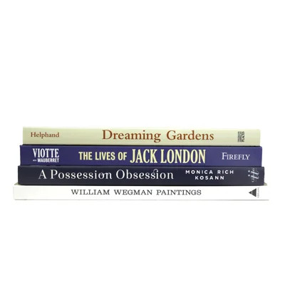 4 Piece Modern Coastal Shores ColorStak Decorative Book Set | Wayfair North America