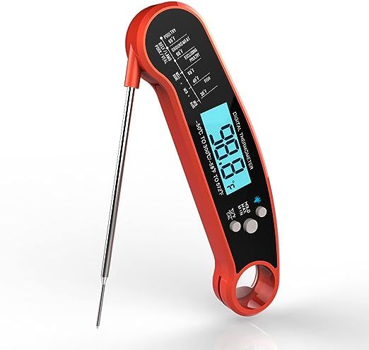 Nescope Digital Meat Thermometer Instant Read Waterproof Food Thermometer BBQ Thermometer with Ba... | Amazon (US)