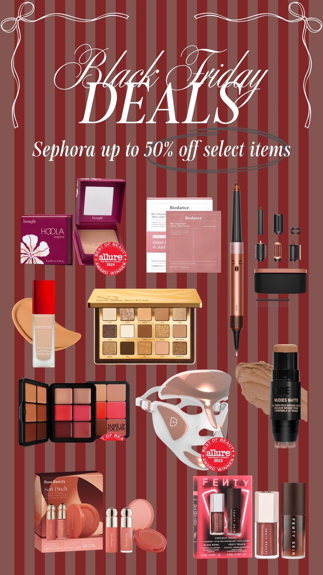 Black Friday Sephora deals up to 50% off select items!  

#LTKBeauty #LTKHoliday #LTKSaleAlert