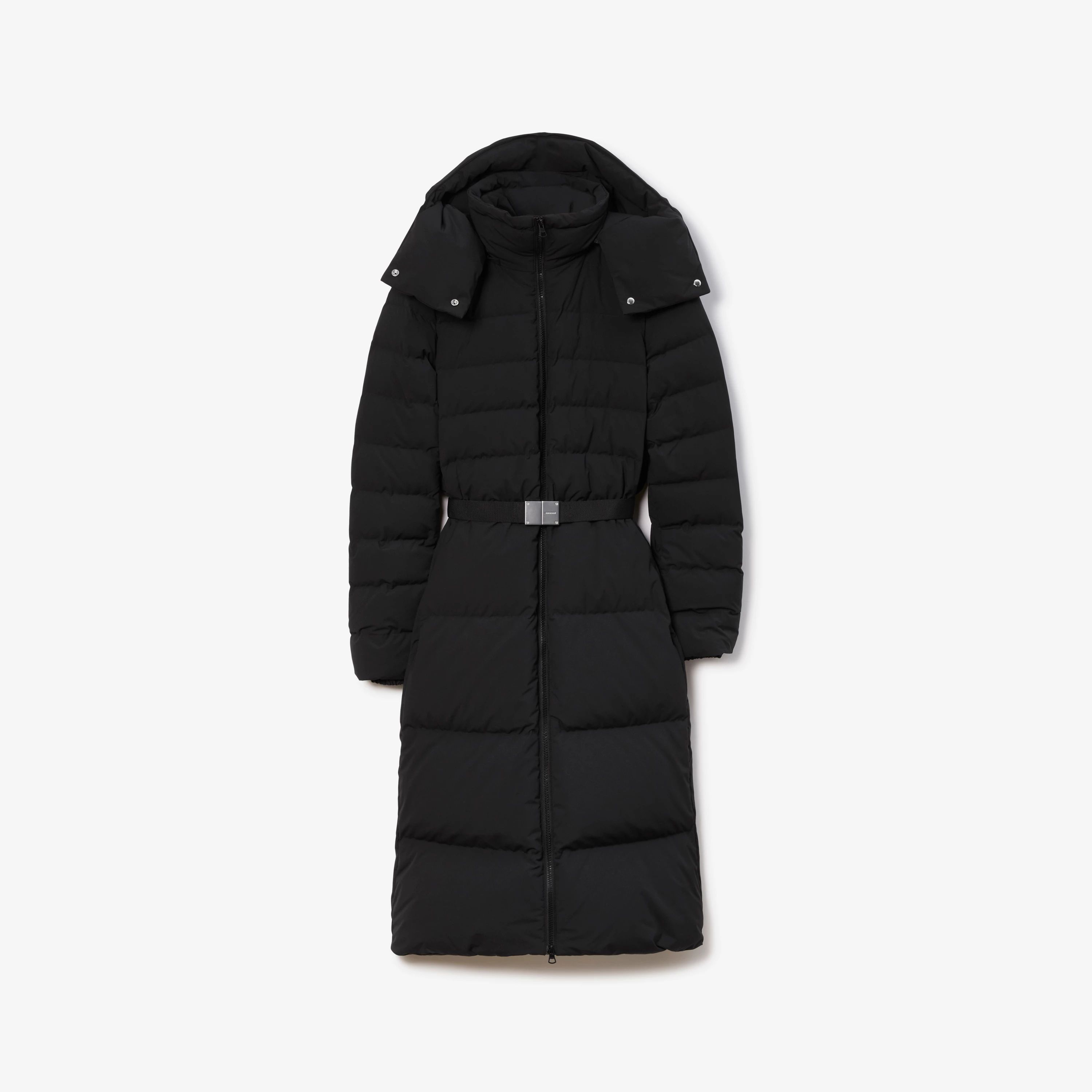 Belted Puffer Coat in Black - Women | Burberry® Official | Burberry (US)