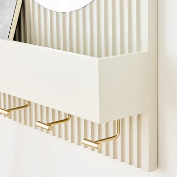 Quinn All-In-One Entryway Wall Storage (18–28") | West Elm | West Elm (US)