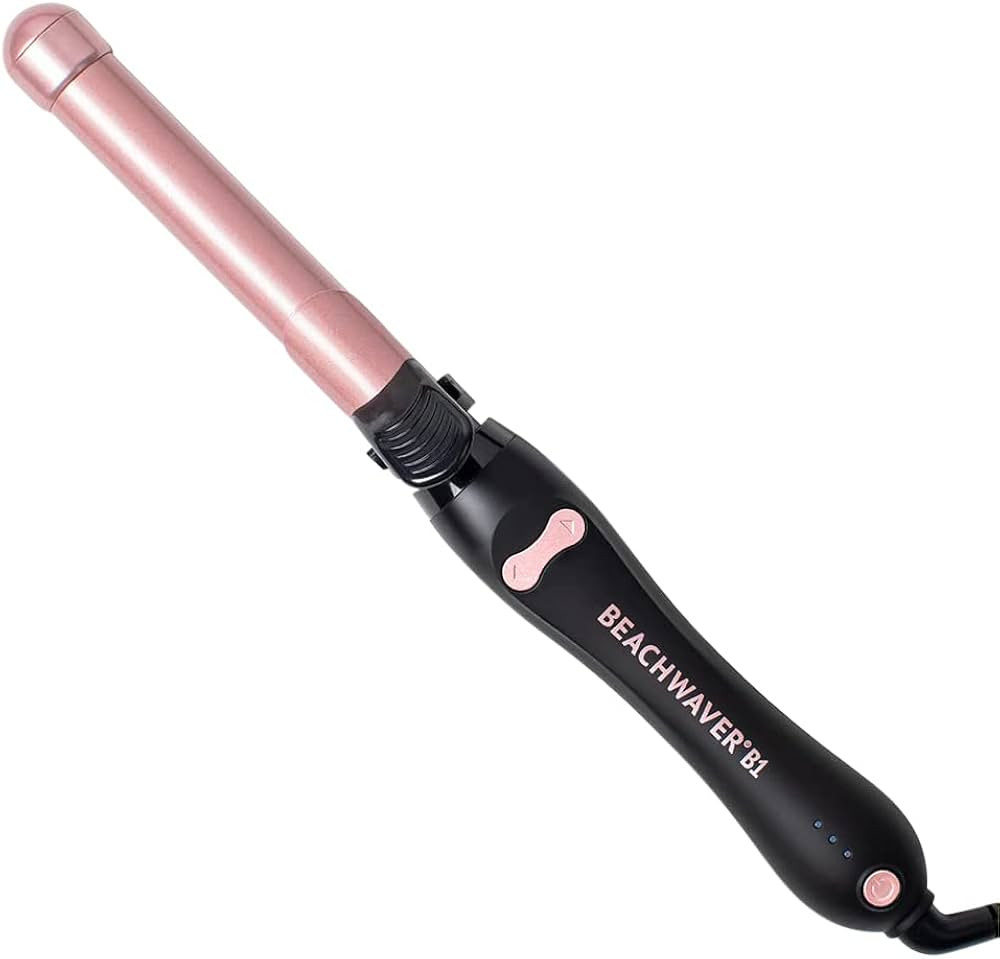 Beachwaver B1 Rotating Curling Iron in Midnight Rose | 1 inch barrel for all hair types | Automat... | Amazon (US)