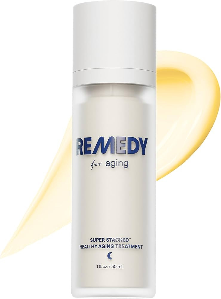 Remedy for Healthy Aging - Retinal, Resveratrol, Glycolic Acid, Argireline, Ferulic Acid, Matrixy... | Amazon (US)
