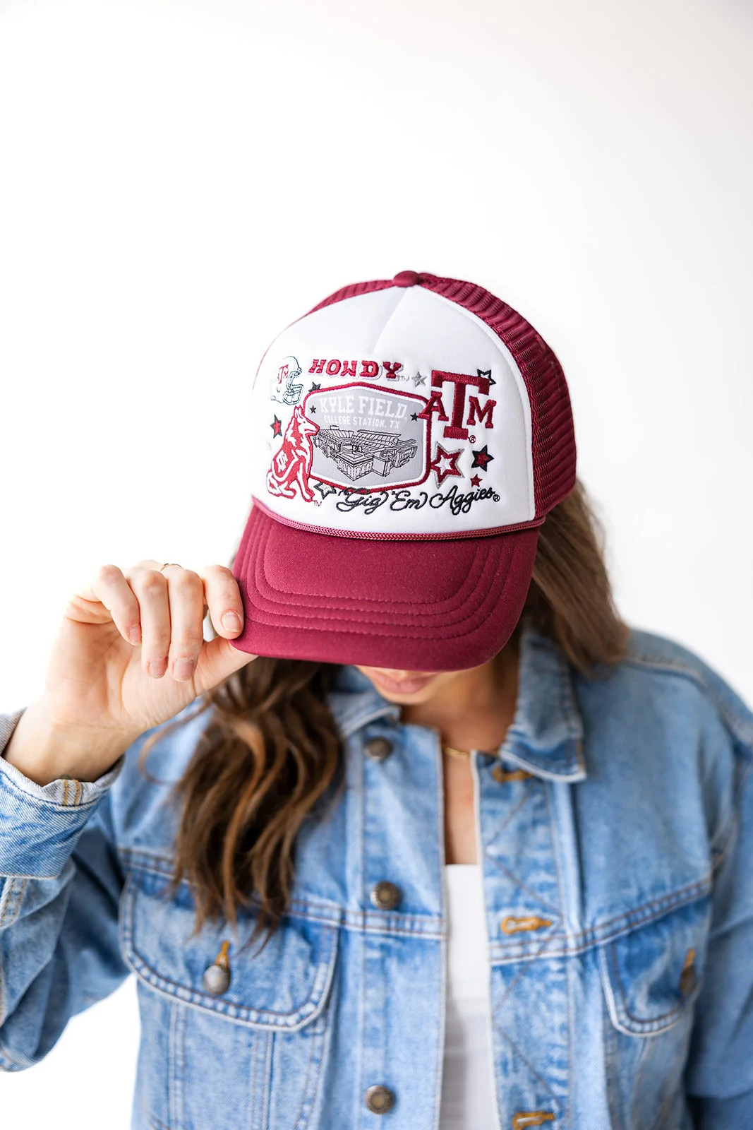 Texas A&M Layer Patch Foam Trucker Hat | Gameday Social
