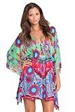 Luli Fama Women's Beach Fever Caftan Dress, Multi, One Size | Amazon (US)