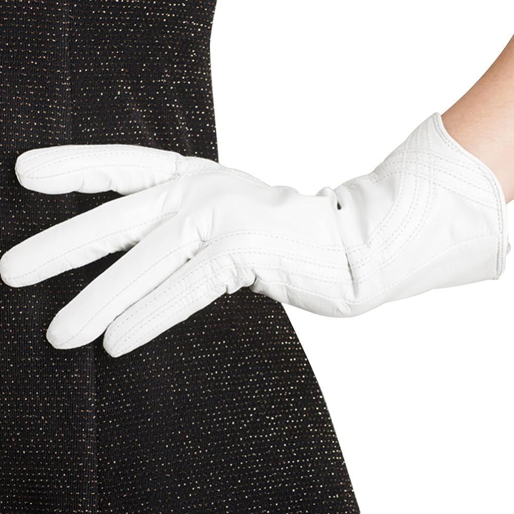 Nappaglo Nappa Leather Gloves Warm Handmade Curve Lambskin for Women | Amazon (US)