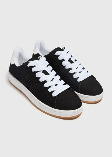 Black Stripe Skate Trainers | Matalan (UK)