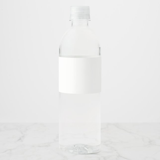 Create Your Own Water Bottle Label (8" x 2.125") | Zazzle | Zazzle