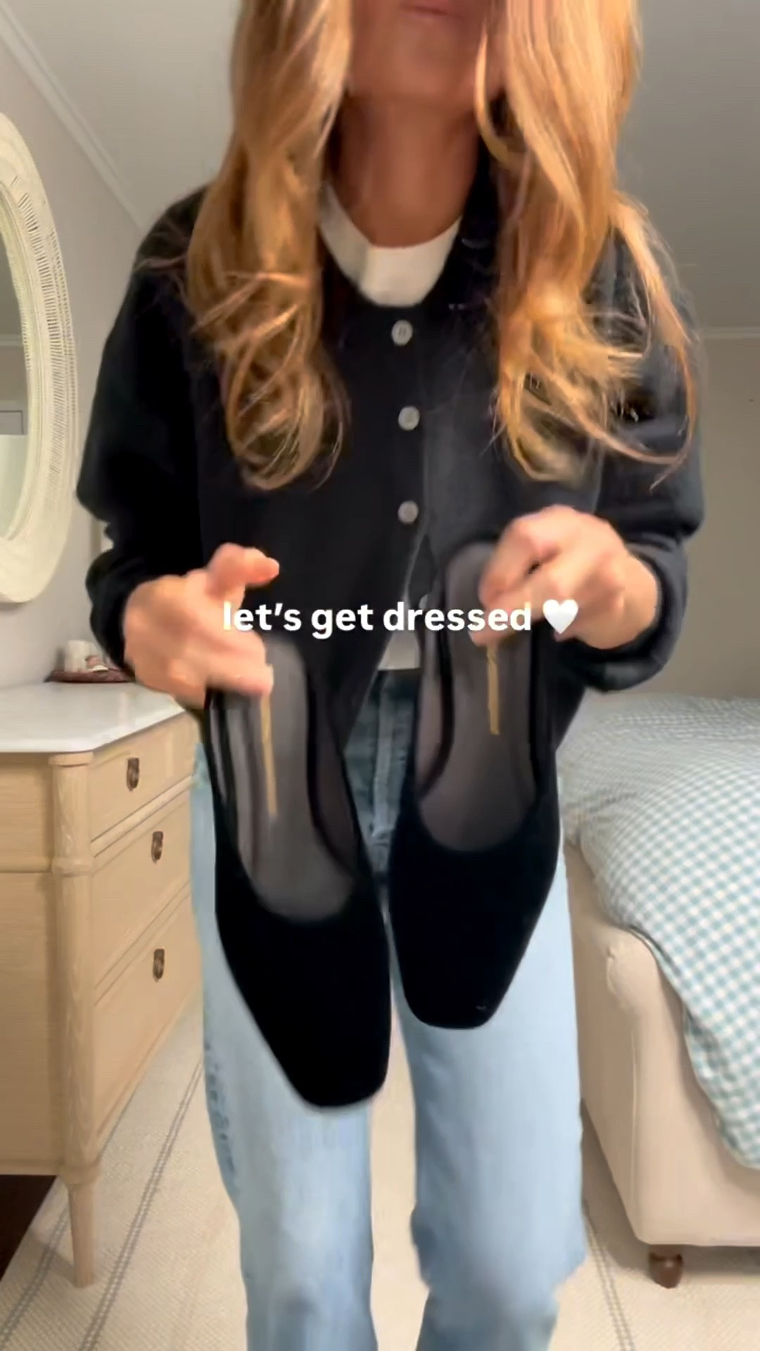 Collab alert! Two of my favorite brands Margaux and Alex Mill teamed up to create the Clara, a modern Mule with a sophisticated square toe. These shoes are truly beautiful with a velvet exterior and a leather interior for style and comfort perfection. I took a size 7 (my true size) • AGOLDE 90’s on repeat this week. The #1 straight leg Jean out there. Wearing a 25 my true size • J. Crew Supersoft Bubble-Hem Cardigan is a newer one to my rotation. So far it’s living up to its name as a super soft cardi. Wearing my true size (small) • LIE Studio Franka earrings are a beautiful change up to my diamond studs when I feel like I need some silver to compliment the outfit. In this case, they play beautifully with the darker cardi and shoes. • Dorsey bracelet and Ray-Ban Wayfarers my always on accessories for everyday outfits. 

Happy Tuesday y’all! 


#LTKStyleTip #LTKSeasonal