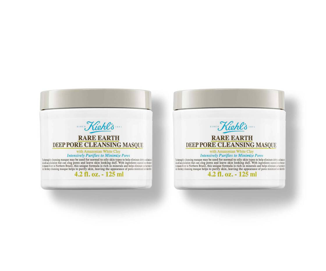 Rare Earth Pore Cleansing Masque 125ml Duo | Kiehls (US)