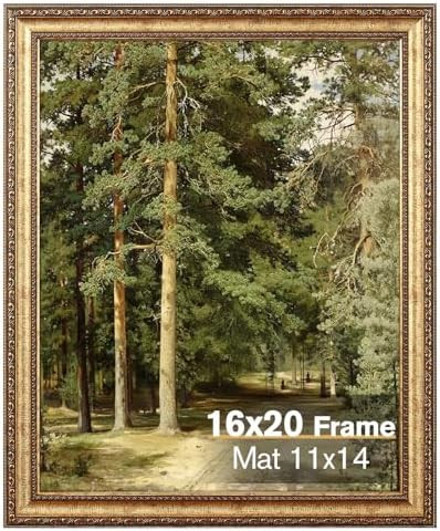 16x20 Gold Picture Frame, Ornate Vintage Picture Frames for Wall or Tabletop Display, 16 x 20 Pho... | Amazon (US)