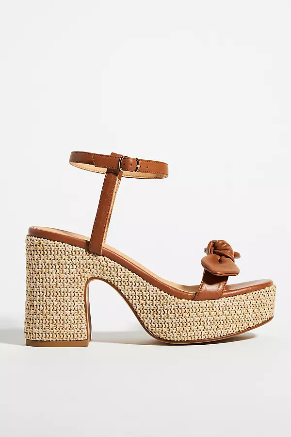 Bow-Strap Platforms By Anthropologie in Yellow Size 41 | Anthropologie (US)