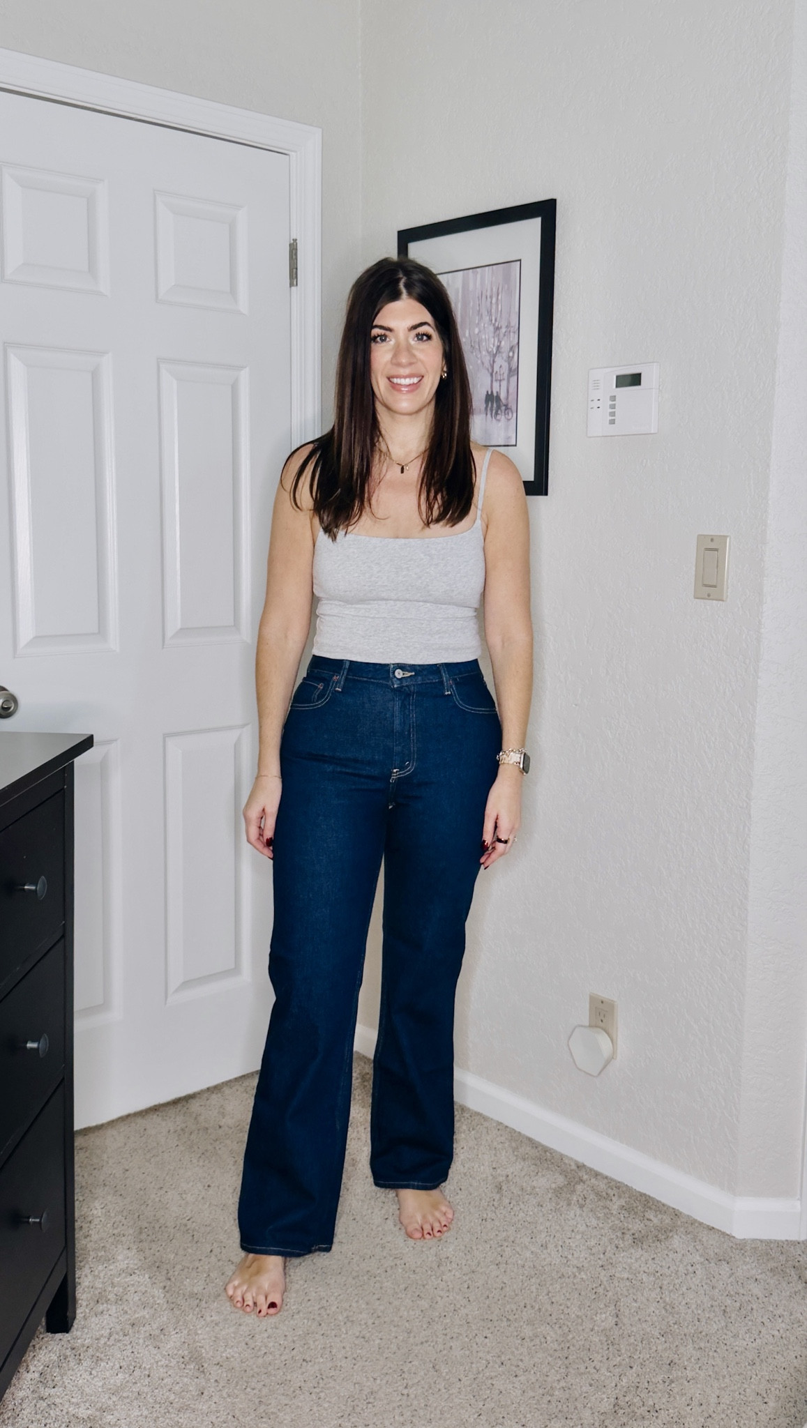 Favorite denim of 2025
In a medium tank and 29 curvy straight leg jeans (these run snug!)


#LTKTall #LTKOver40 #LTKMidsize