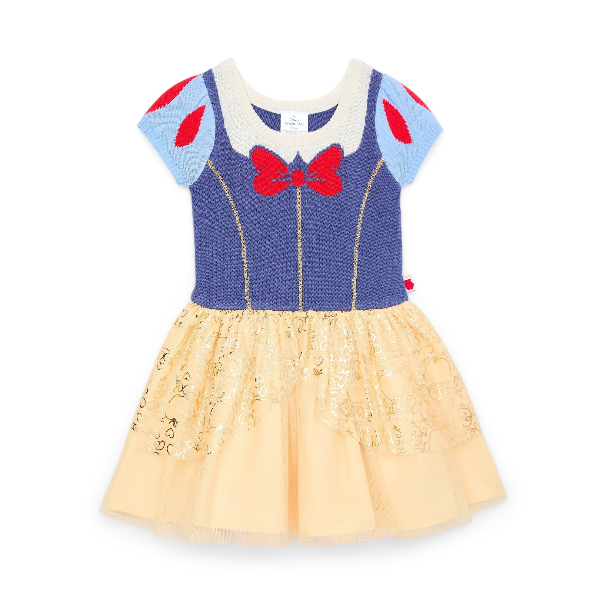 Disney Princess Toddler Girl Cosplay Snow White Dress, Sizes 12 Months - 5T | Walmart (US)