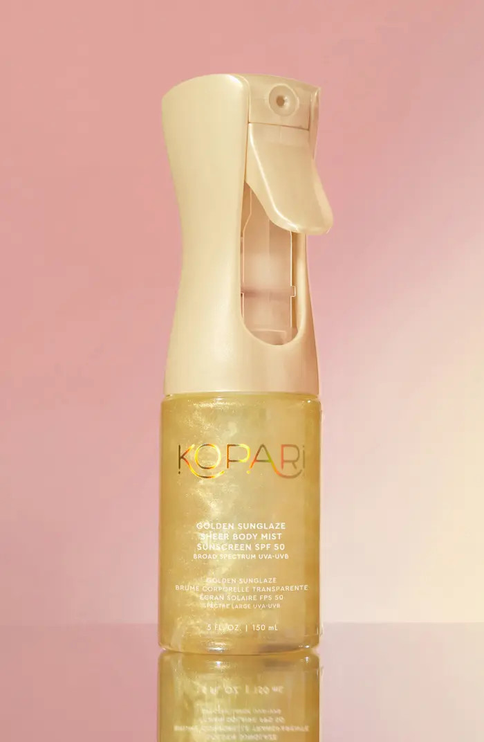 Golden Sunglaze Sheer Body Mist Sunscreen SPF 50 | Nordstrom