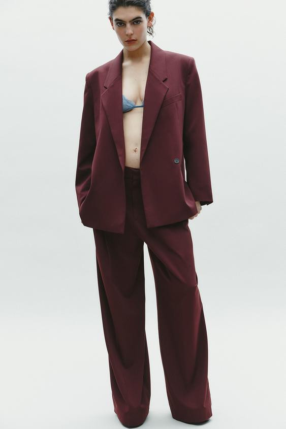 OVERSIZED DOUBLE-BREASTED BLAZER | Zara UK