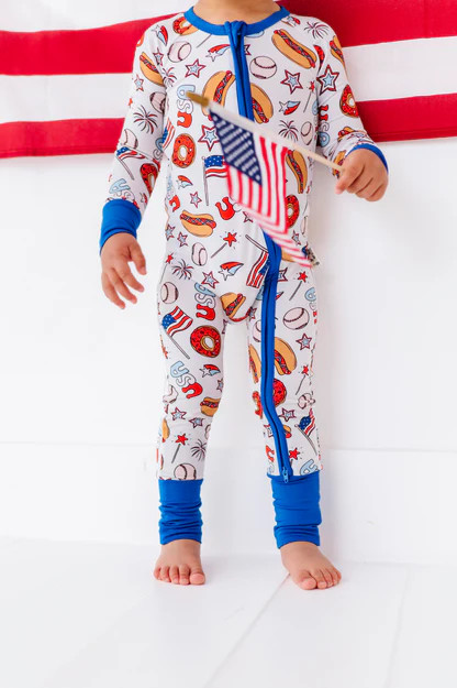 Home of the Hotdogs Zippy Romper | Remi & Friends Boutique