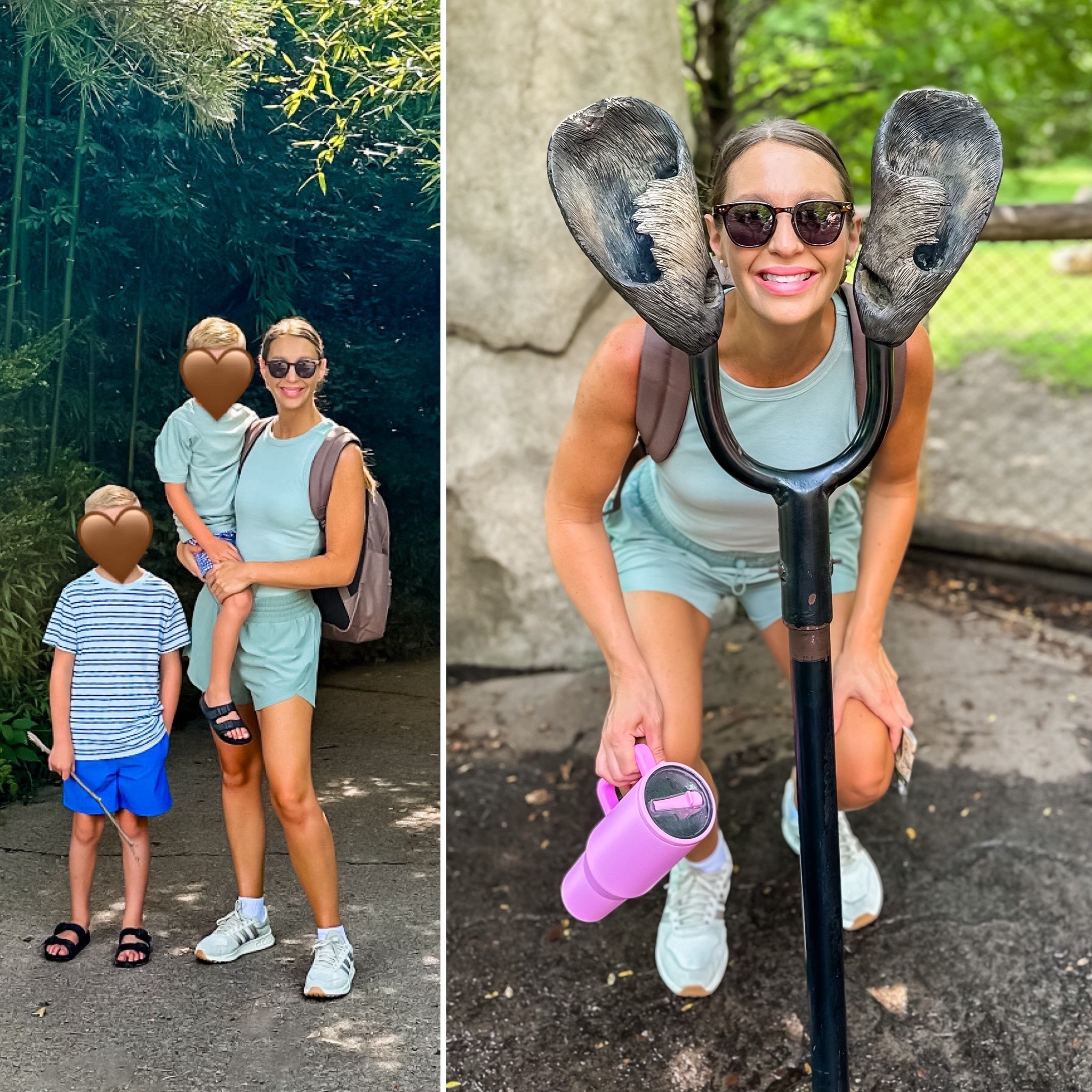 Outfit, sunglasses, and backpack for the zoo! • 5’10” 140lbs // top: large / shorts: medium / shoes: tts

#LTKStyleTip #LTKFindsUnder50 #LTKActive