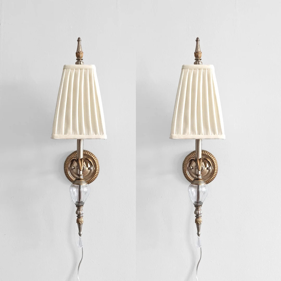 2 French Provinvial Sconces Plug-in Wall Lamps | Etsy (US)