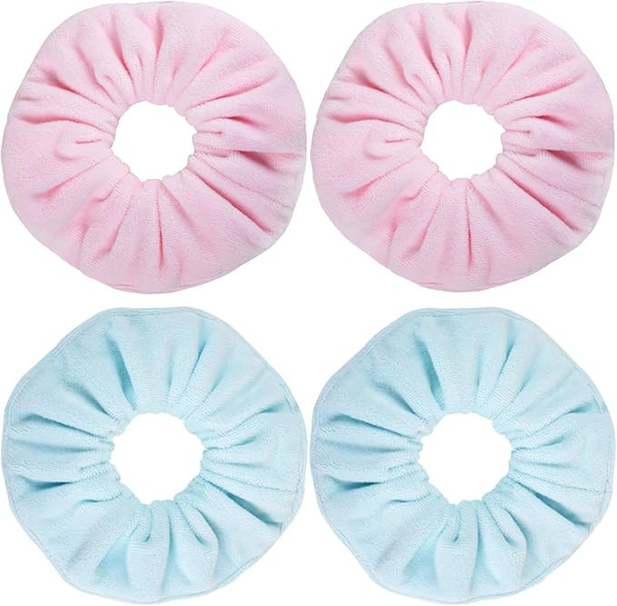 IVARYSS Super Towel Scrunchies for Drying Hair, Absorbent and Soft Microfiber for Frizz Free, Lar... | Amazon (US)
