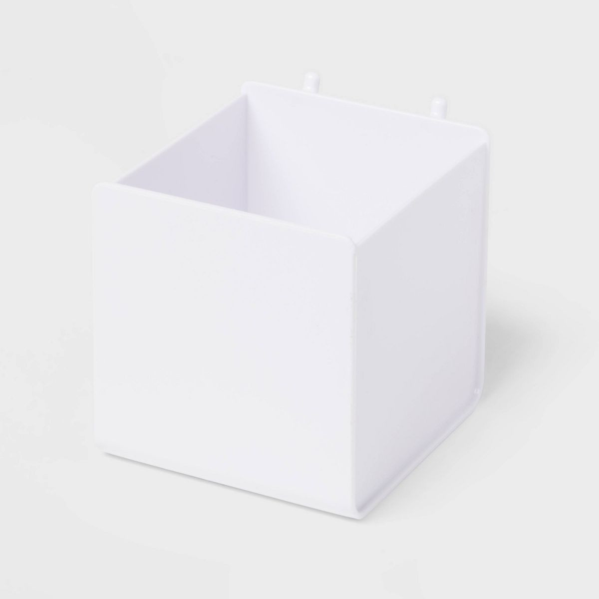 Pegboard Single Cup Accessory - Brightroom™: White Plastic Organizer Bin, Portable & Adjustable... | Target