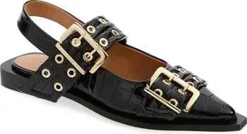 Slingback Pointed Toe Flat (Women) | Nordstrom