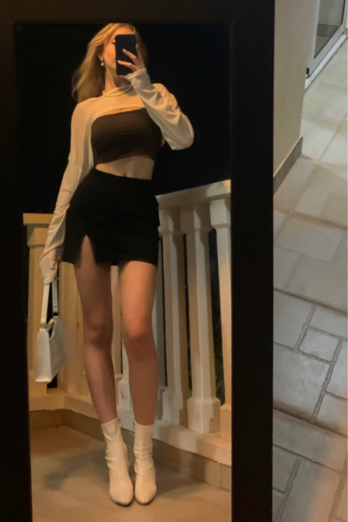 summer outfit, black mini skirt, a-line skirt, brown crop top, white shoulder bag, white cropped sweater, white heels 


#LTKSeasonal #LTKFind #LTKstyletip