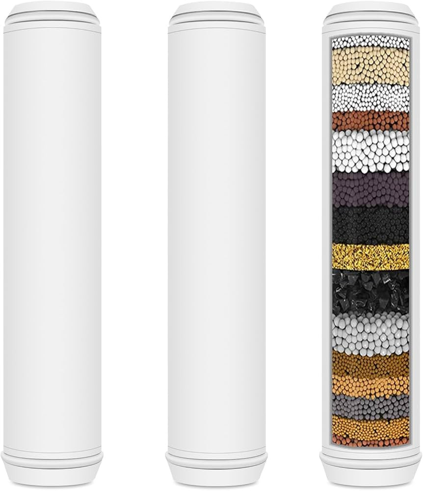 Filtro de ducha multietapa compatible con filtro de ducha PWERAN para cabezal de ducha de mano, p... | Amazon (US)