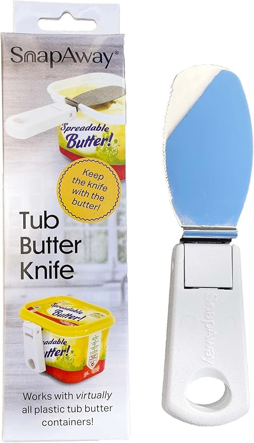 SnapAway, Attachable Tub Butter Knife       Send to Logie | Amazon (US)
