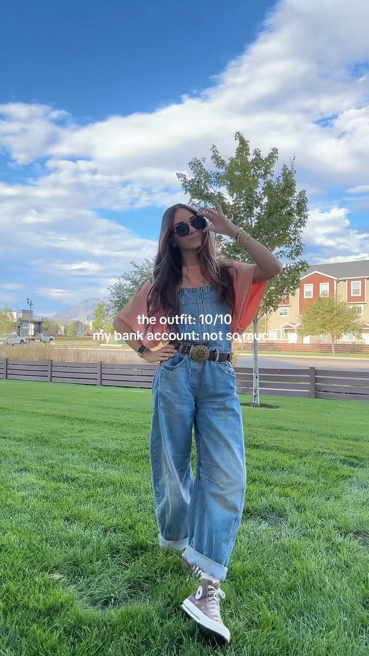 free people fit! 
overalls- XS
top- S
belt- XS/S

#LTKSeasonal #LTKStyleTip #LTKU