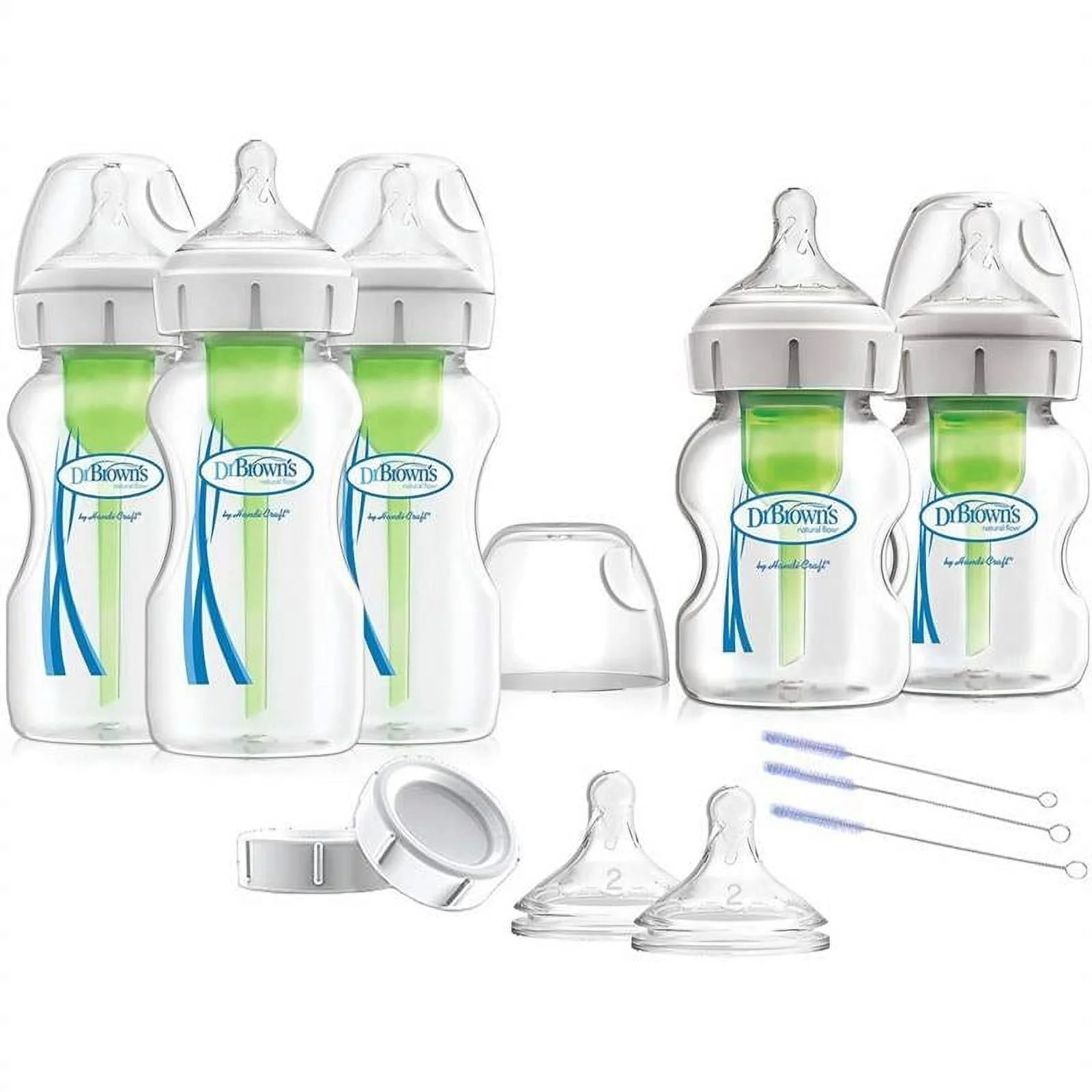 Dr. Brown's Options+ Newborn Wide-Neck Bottle Set | Walmart (US)