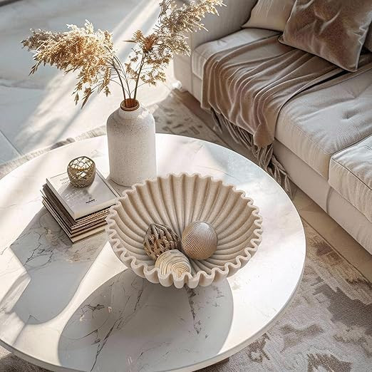 Large Decorative Bowl, Modern Handicraft Bowls for Home Decor, Decorative Fruit Bowl for Kitchen ... | Amazon (US)