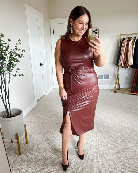 Fall Wedding Guest Dress from Express

Fit tips: Dress L, tts

Wedding guest dress  Fall Fashion  Fall outfits  Faux leather  Leather dress

#LTKmidsize #LTKstyletip #LTKSeasonal
