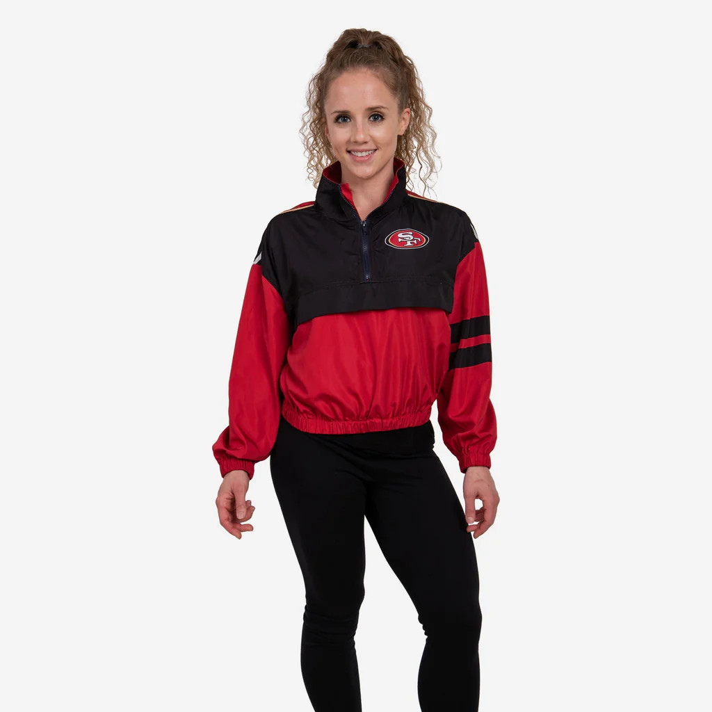San Francisco 49ers Womens Winning Play Windbreaker | FOCO inc