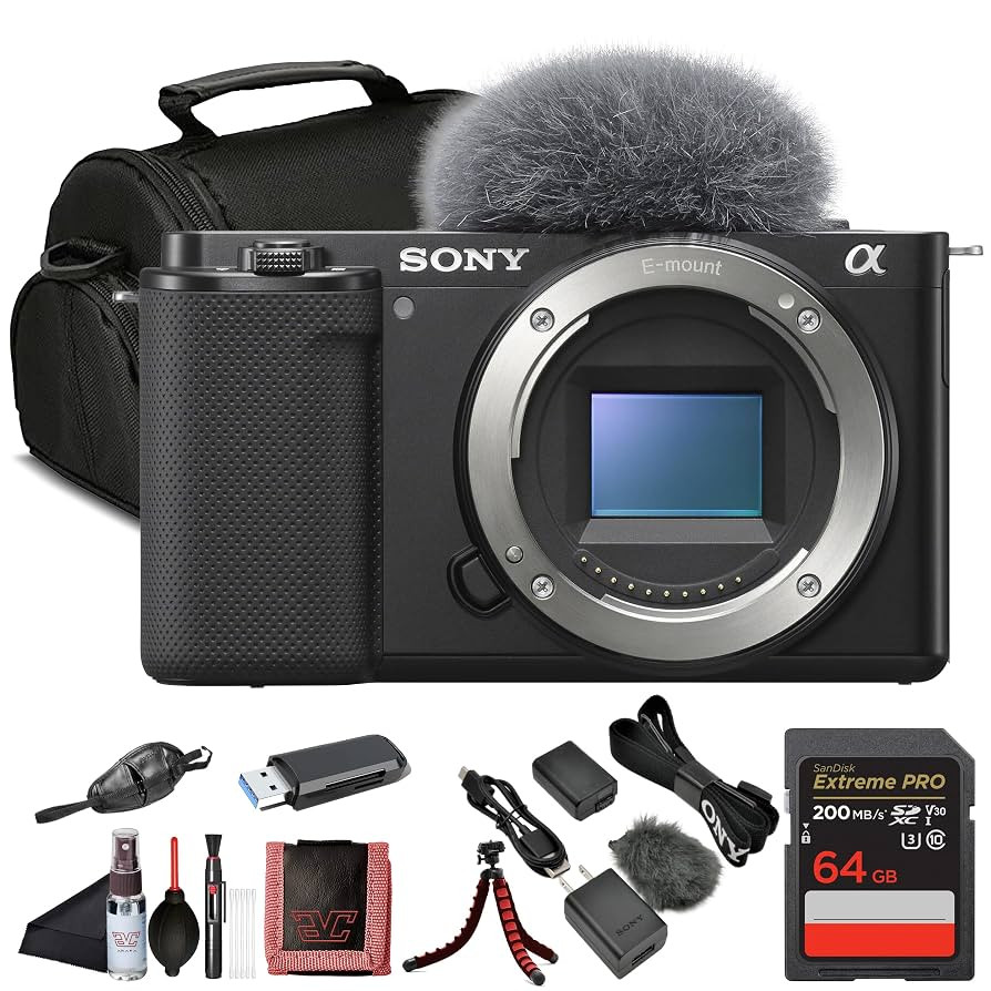 Sony ZV-E10 Mirrorless Digital Camera Body (ILCZV-E10) – 24.2 MP APS-C Sensor, 4K Video, Vari-A... | Amazon (US)