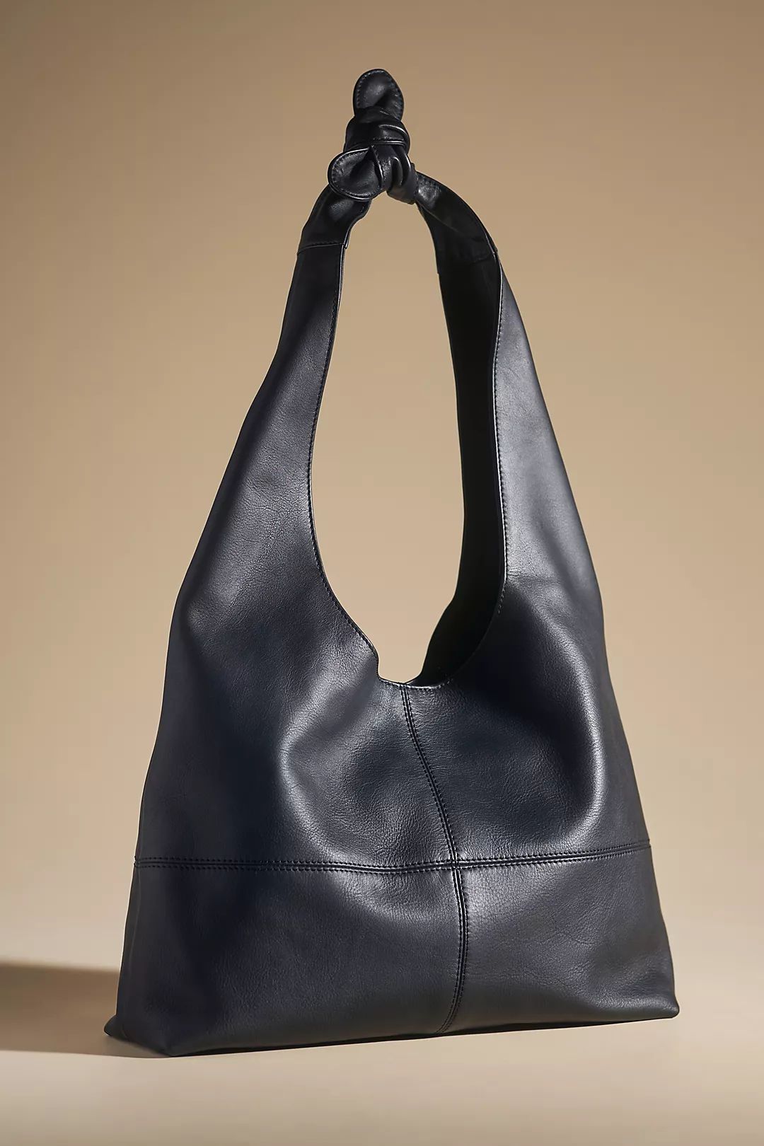 By Anthropologie Slouchy Leather Knotted-Shoulder Bag | Anthropologie (US)