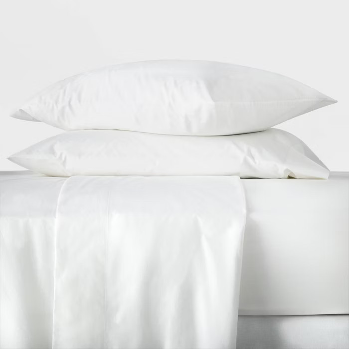 Washed Supima Percale Solid Sheet Set - Casaluna™ | Target