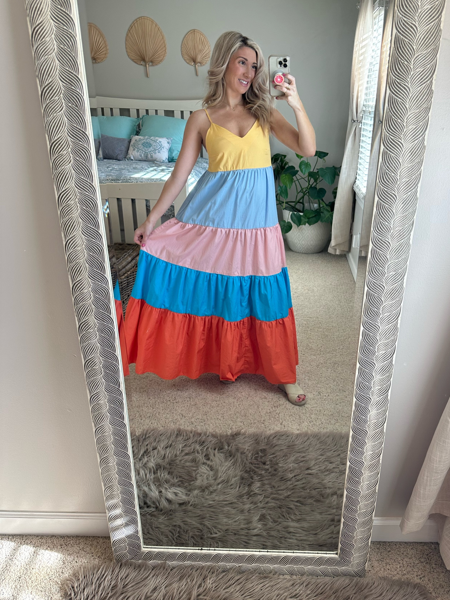 In love with this colorful summer maxi dress! Wearing this on my babymoon for sure! 

Wearing size small $17

#LTKbump #LTKSeasonal #LTKtravel