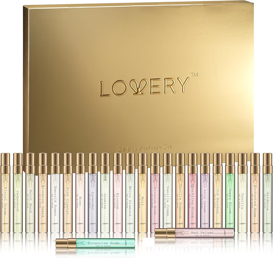 Womens Gifts Set, Unique Christmas Gifts for Women - 24-Piece Beauty Perfume Sets, Holiday Gift f... | Amazon (US)