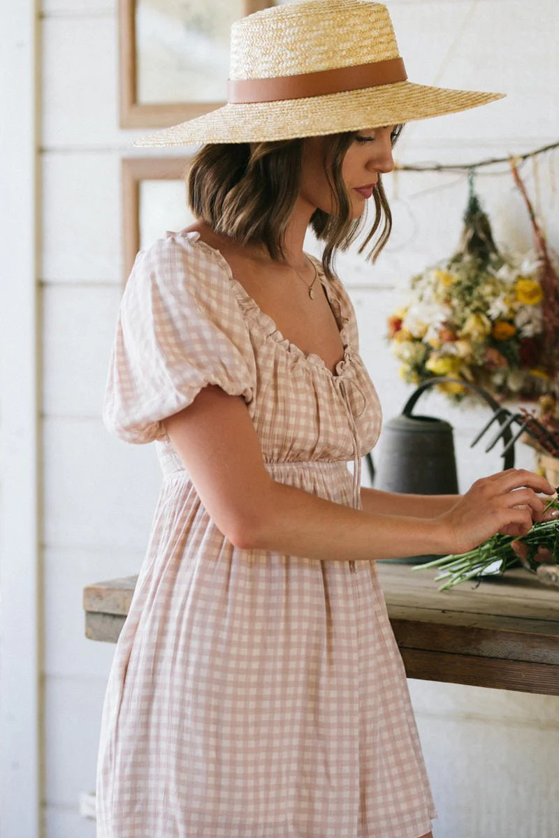 Paige Straw Hat | Morning Lavender