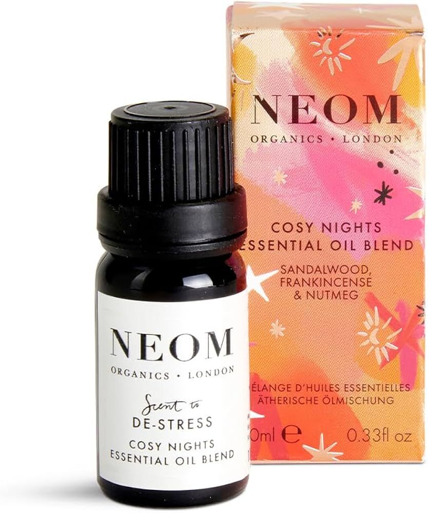 NEOM- Cosy Night's Essential Oil Blend, 10ml | Sandalwood, Frankincense & Nutmeg | | Amazon (UK)