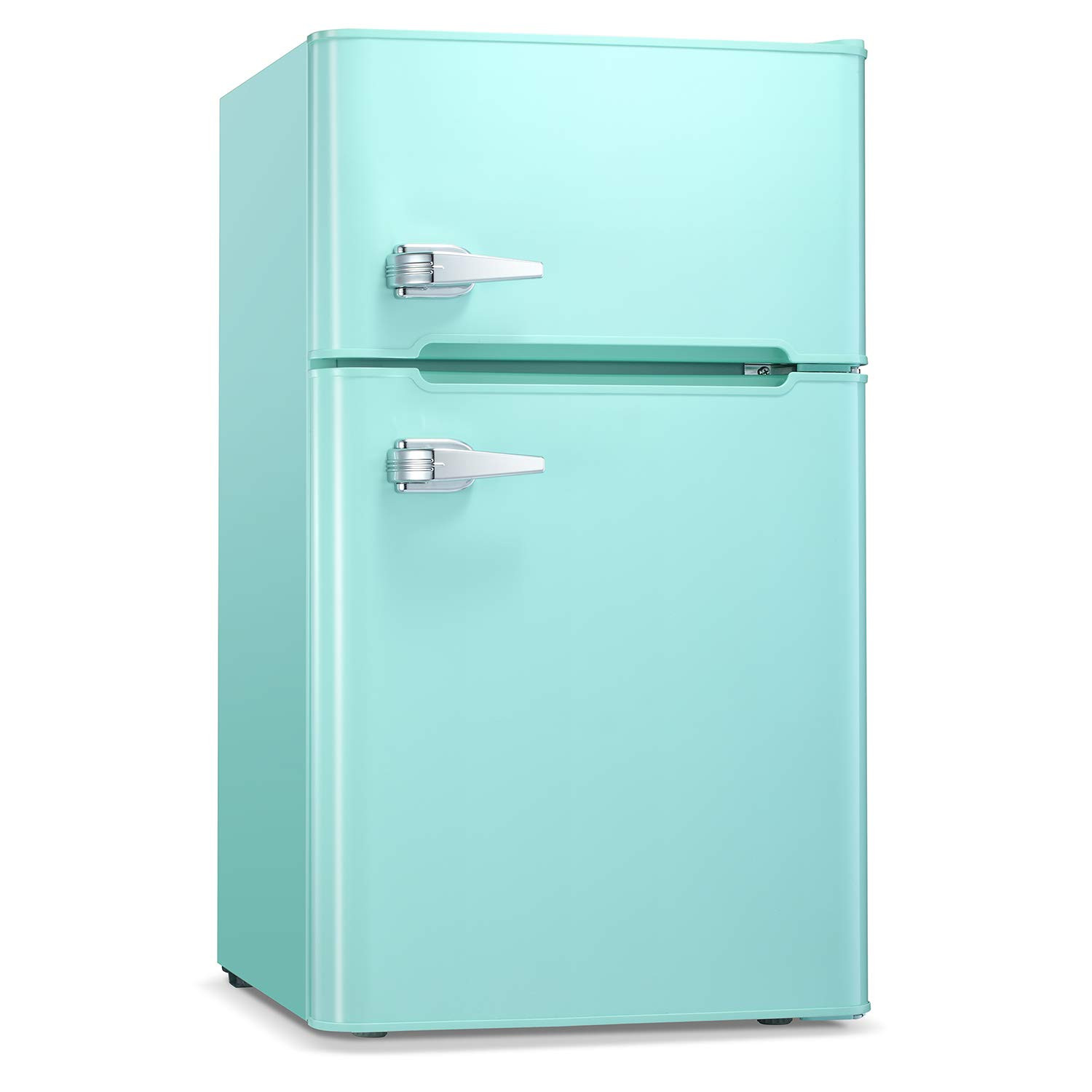 Antarctic Star Compact Mini Refrigerator Separate Freezer, Small Fridge Double 2-Door Adjustable Rem | Amazon (US)