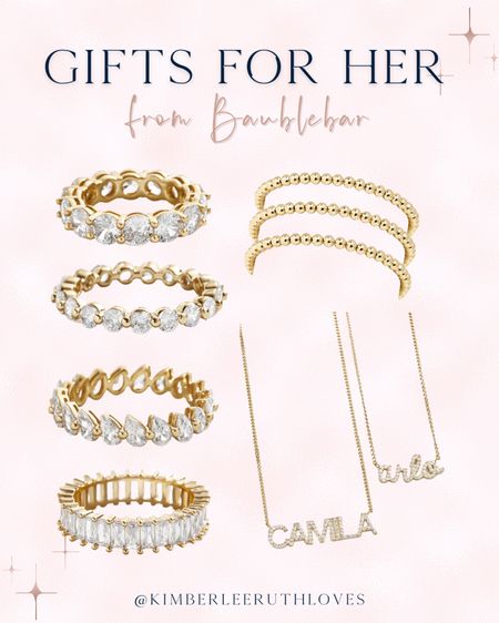 Baublebar's jewelry, perfect for holiday gifts! 

#giftsforher #personalizedgifts #goldrings #stockingstuffers #holidaygiftguide

#LTKHoliday #LTKGiftGuide