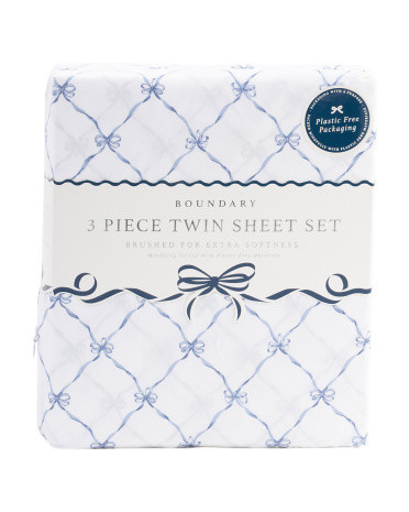 Botanical Bows Printed Sheet Set | Polyester | Marshalls