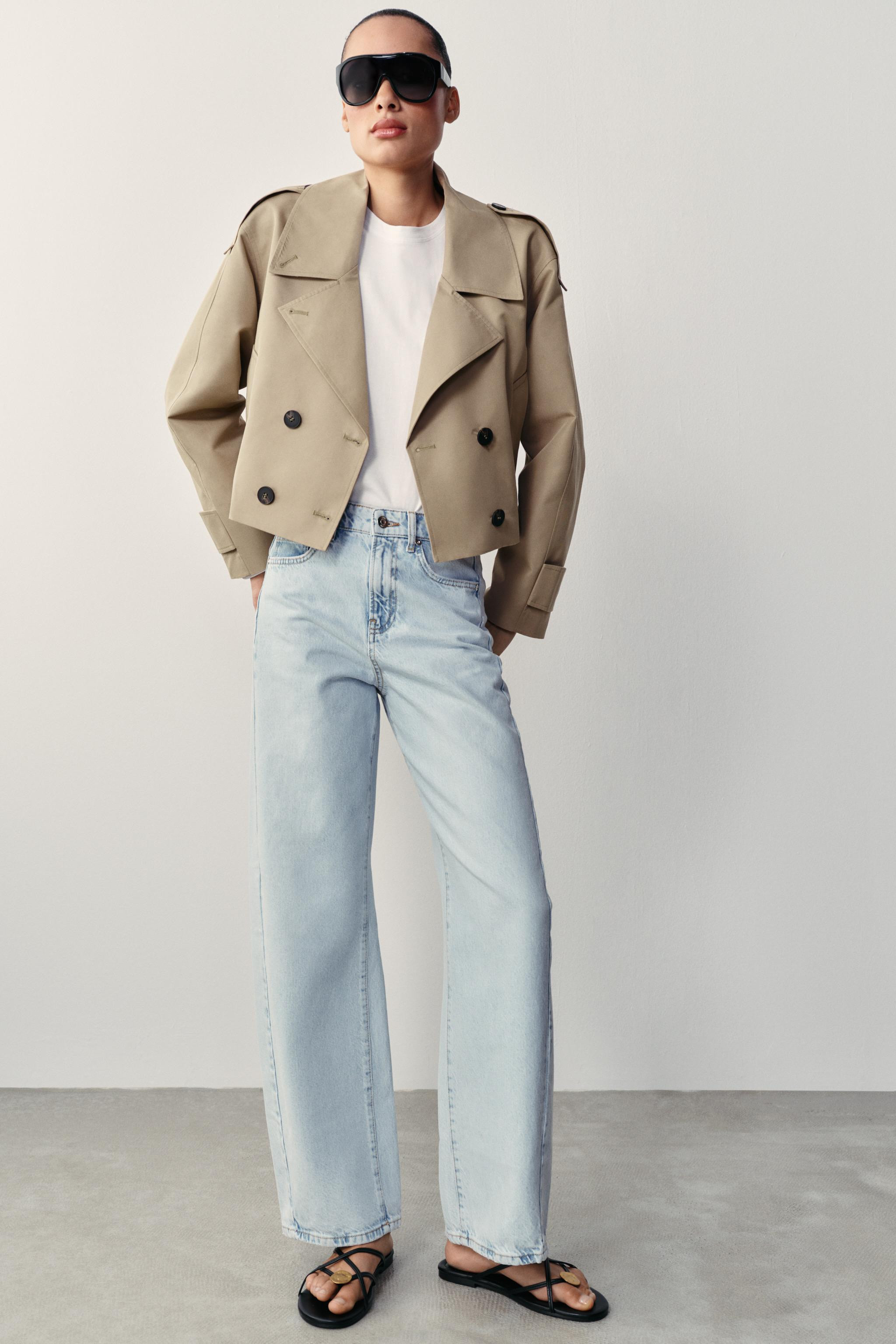 HIGH RISE - BARRELHigh-waisted five-pocket jeans. Loose fit through the leg that tapers at the an... | Zara US